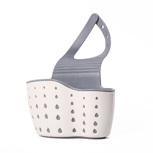 Sink Shelf Soap Sponge Drain Rack Silicone Storage
