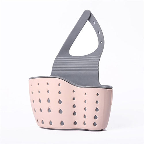 Sink Shelf Soap Sponge Drain Rack Silicone Storage