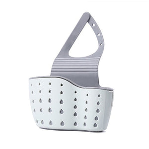 Sink Shelf Soap Sponge Drain Rack Silicone Storage