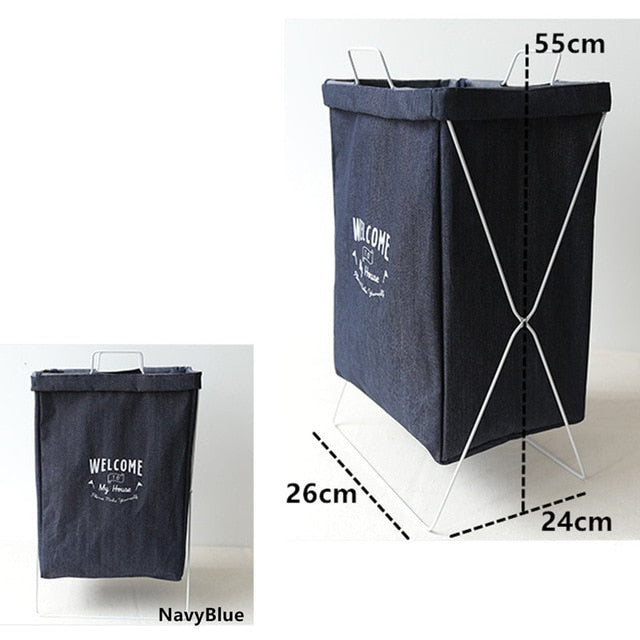 Foldable Laundry Hamper Iron Frame