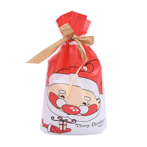 5/10 pcs Candy Cookies Gift Bags With Ribbon Snack