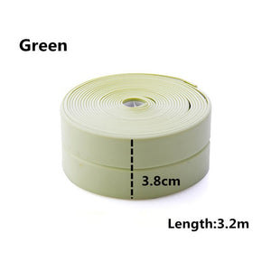 Self Adhesive Kitchen Ceramic Sticker Waterproof Anti-moisture PVC  3.2 m*3.8 cm