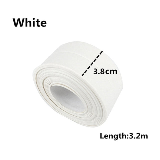Self Adhesive Kitchen Ceramic Sticker Waterproof Anti-moisture PVC  3.2 m*3.8 cm