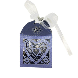 10Pcs/set Love Heart Laser Cut