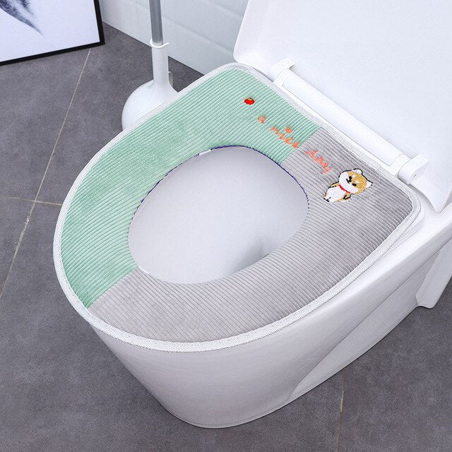 Universal Soft Heated Washable Toilet Seat Mat