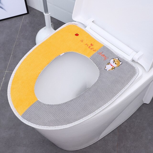 Universal Soft Heated Washable Toilet Seat Mat