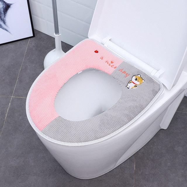 Universal Soft Heated Washable Toilet Seat Mat