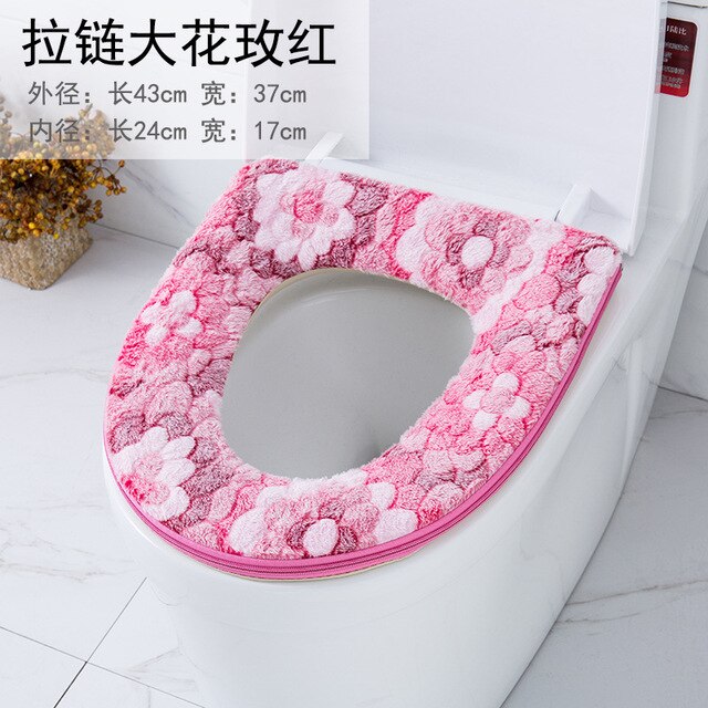 Universal Soft Heated Washable Toilet Seat Mat