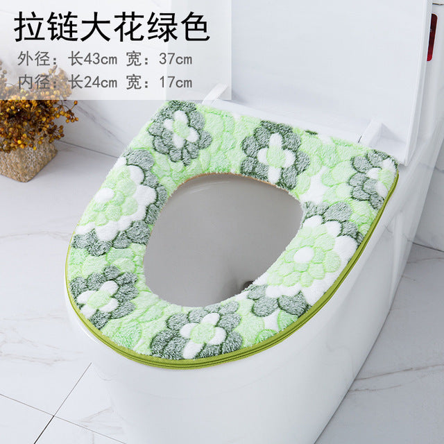 Universal Soft Heated Washable Toilet Seat Mat