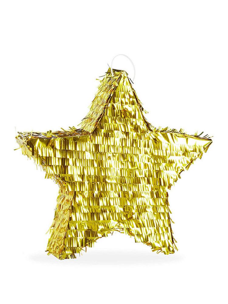Golden Star Pinata Birthday Party Foil Decorative