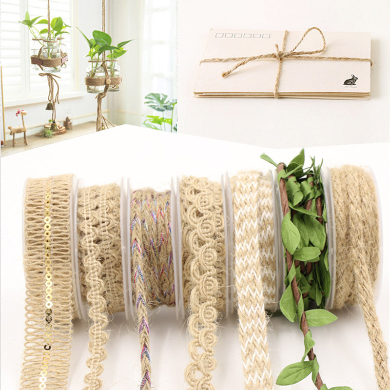 Wedding Craft 1PC Hessian Jute Scrapbooking Party