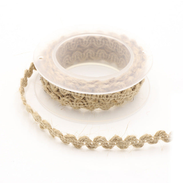 Wedding Craft 1PC Hessian Jute Scrapbooking Party