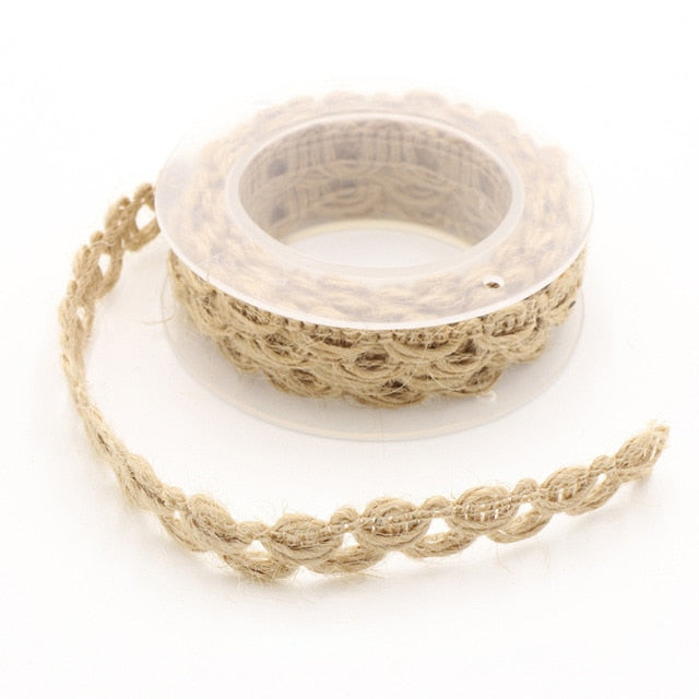 Wedding Craft 1PC Hessian Jute Scrapbooking Party