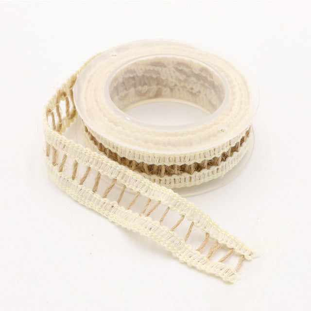 Wedding Craft 1PC Hessian Jute Scrapbooking Party