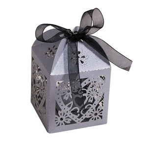 10Pcs/set Love Heart Laser Cut