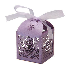 10Pcs/set Love Heart Laser Cut