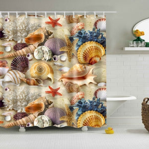 Washable Bath Decor Shower Curtains