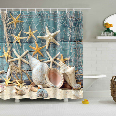 Washable Bath Decor Shower Curtains