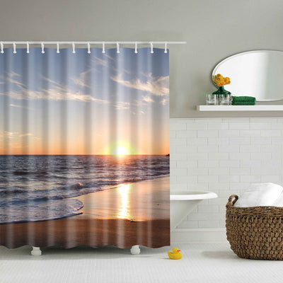 Washable Bath Decor Shower Curtains