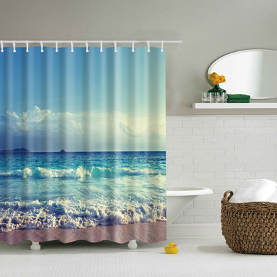 Washable Bath Decor Shower Curtains