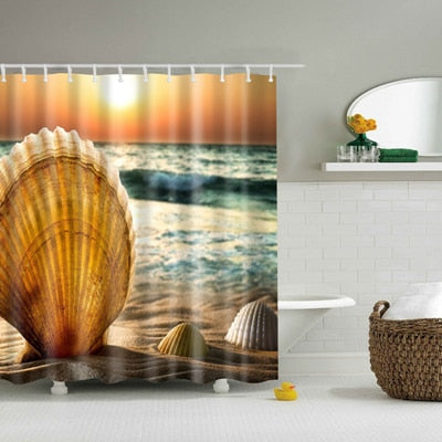 Washable Bath Decor Shower Curtains