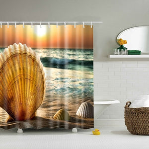 Washable Bath Decor Shower Curtains