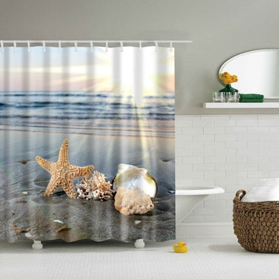 Washable Bath Decor Shower Curtains