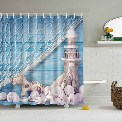 Washable Bath Decor Shower Curtains