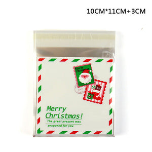 25Pcs/lot Cute Cartoon Gifts Bags Christmas