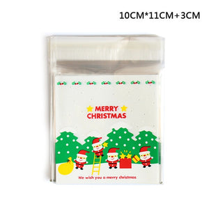 25Pcs/lot Cute Cartoon Gifts Bags Christmas