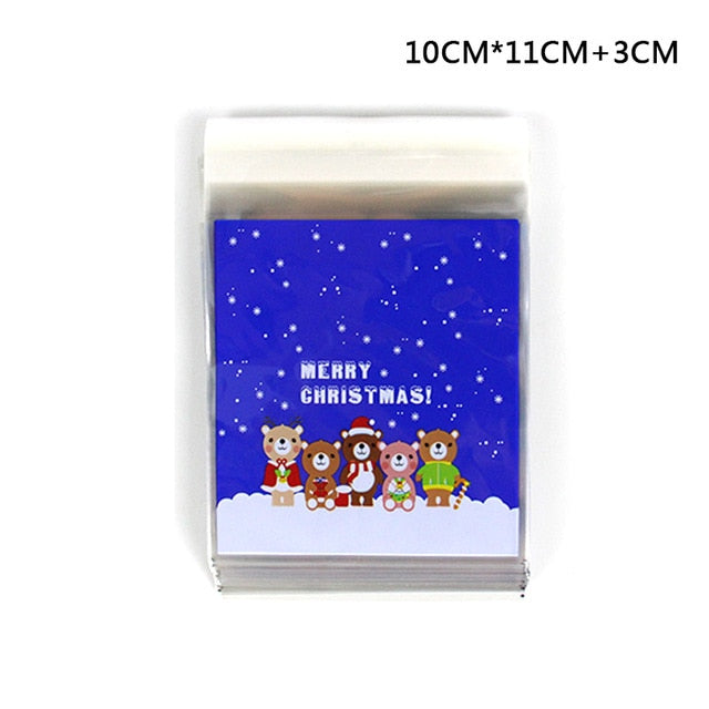 25Pcs/lot Cute Cartoon Gifts Bags Christmas