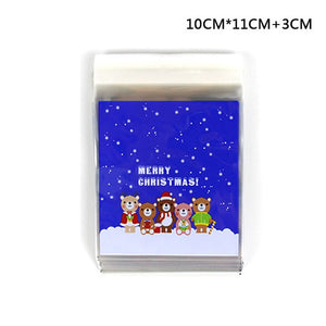 25Pcs/lot Cute Cartoon Gifts Bags Christmas
