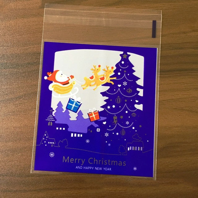 25Pcs/lot Cute Cartoon Gifts Bags Christmas