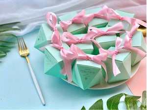 New Pink/Red/Bule Diamond Shape Baby Shower