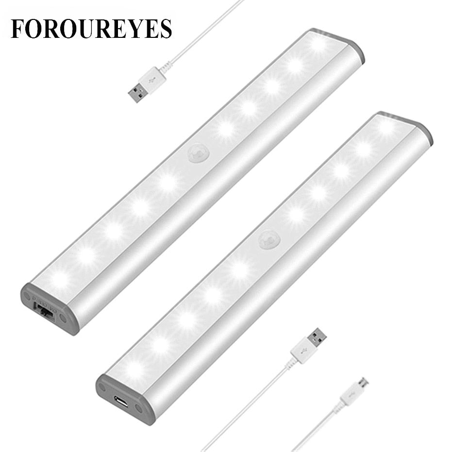 LED Under Cabinet Light PIR Motion Sensor Lamp