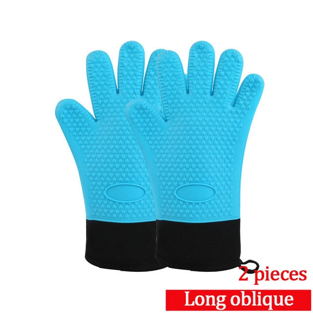 2pcs  Resistant Silicone Glove BBQ Grill