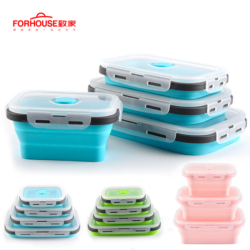 Silicone Collapsible Lunch Box