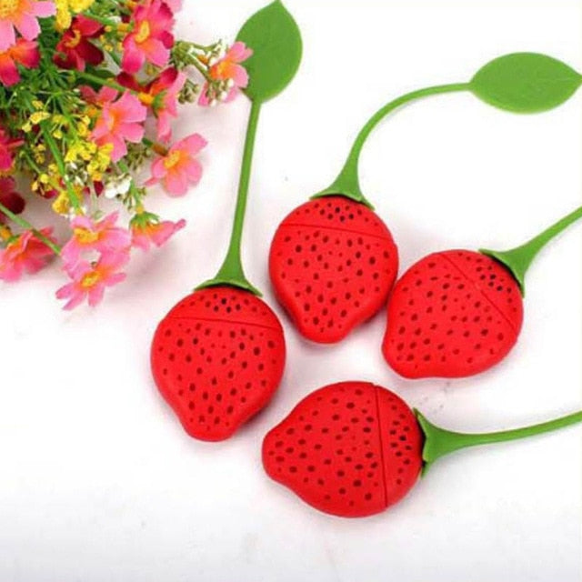 1pc Strawberry Tea Infuser Stainless