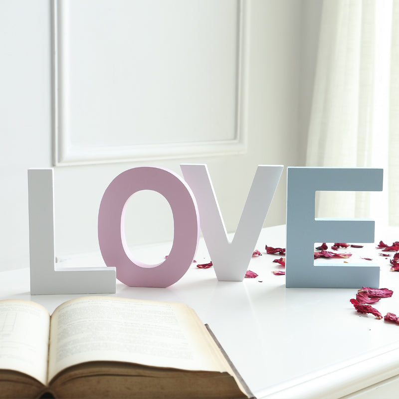 15cm / 10Cm Wooden Color Letters