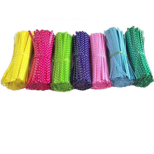 100 pcs/lot 9 cm plastic bag tie cookies diy Gift Bag