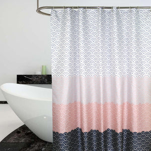 Nordic Shower Curtain Geometric Color