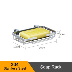 304 Stainless Steel Kitchen Shelf Rack Drying Drain Storage