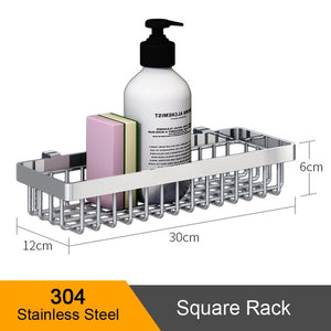 304 Stainless Steel Kitchen Shelf Rack Drying Drain Storage