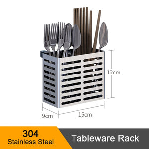 304 Stainless Steel Kitchen Shelf Rack Drying Drain Storage