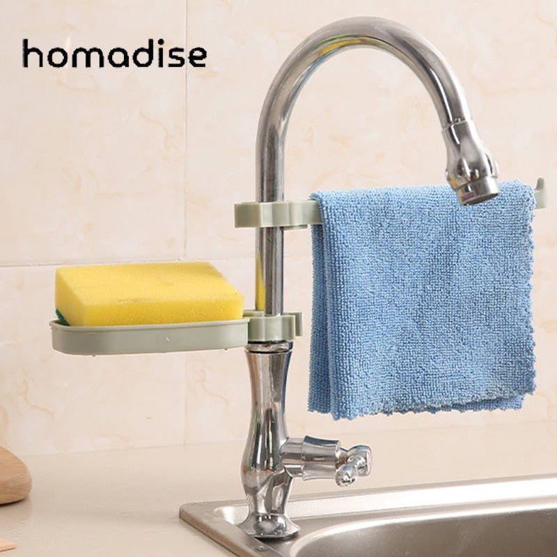 For Plastic Faucet Drain Storage Rack