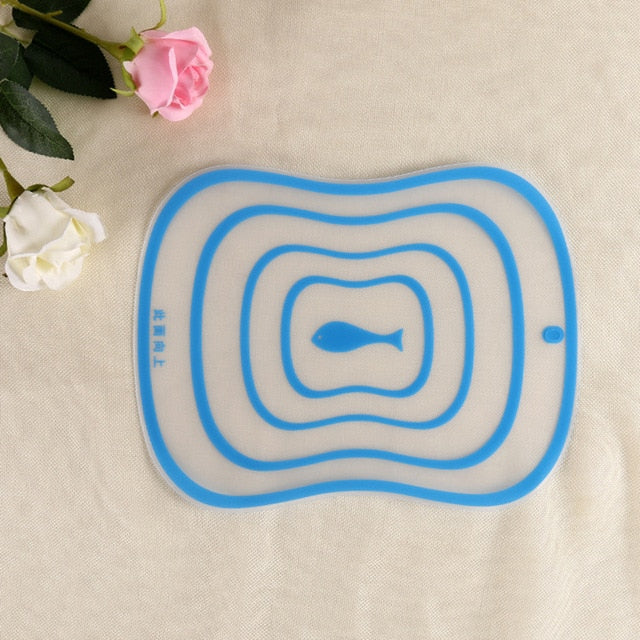 1pc Plastic Chopping Board Non-slip Frosted