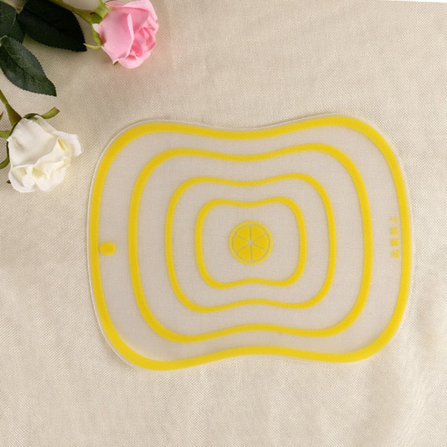 1pc Plastic Chopping Board Non-slip Frosted