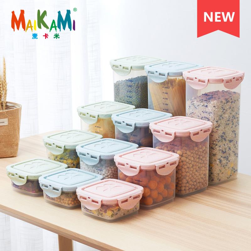 Kitchen Half Flip Food Storage Box