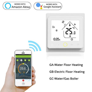 Smart WiFi Thermostat Temperature Controller Water Electric