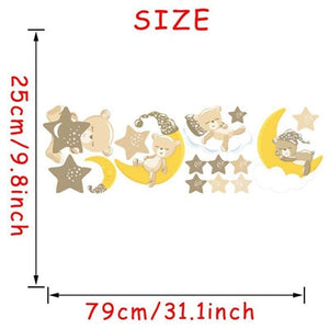 Cartoon Cute Bear Animals Wall Stickers for Kids Room
